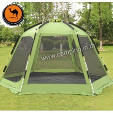 เต็นท์ DESERT CAMEL P6 Tents (มีเสาชายคา 2 เส้น)